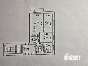 3-к квартира, вторичка, 52м2, 4/5 этаж