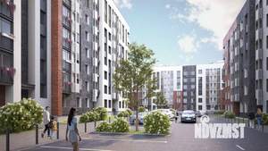 3-к квартира, строящийся дом, 69м2, 4/8 этаж