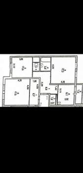 3-к квартира, вторичка, 69м2, 3/18 этаж