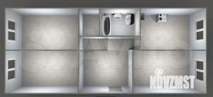 3-к квартира, вторичка, 89м2, 6/6 этаж