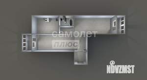 2-к квартира, вторичка, 47м2, 5/9 этаж