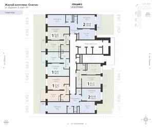 1-к квартира, вторичка, 38м2, 12/22 этаж