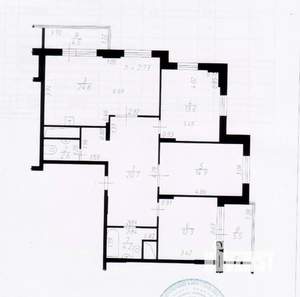 4-к квартира, вторичка, 92м2, 21/25 этаж