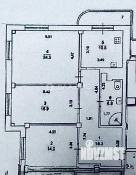 3-к квартира, вторичка, 91м2, 2/17 этаж